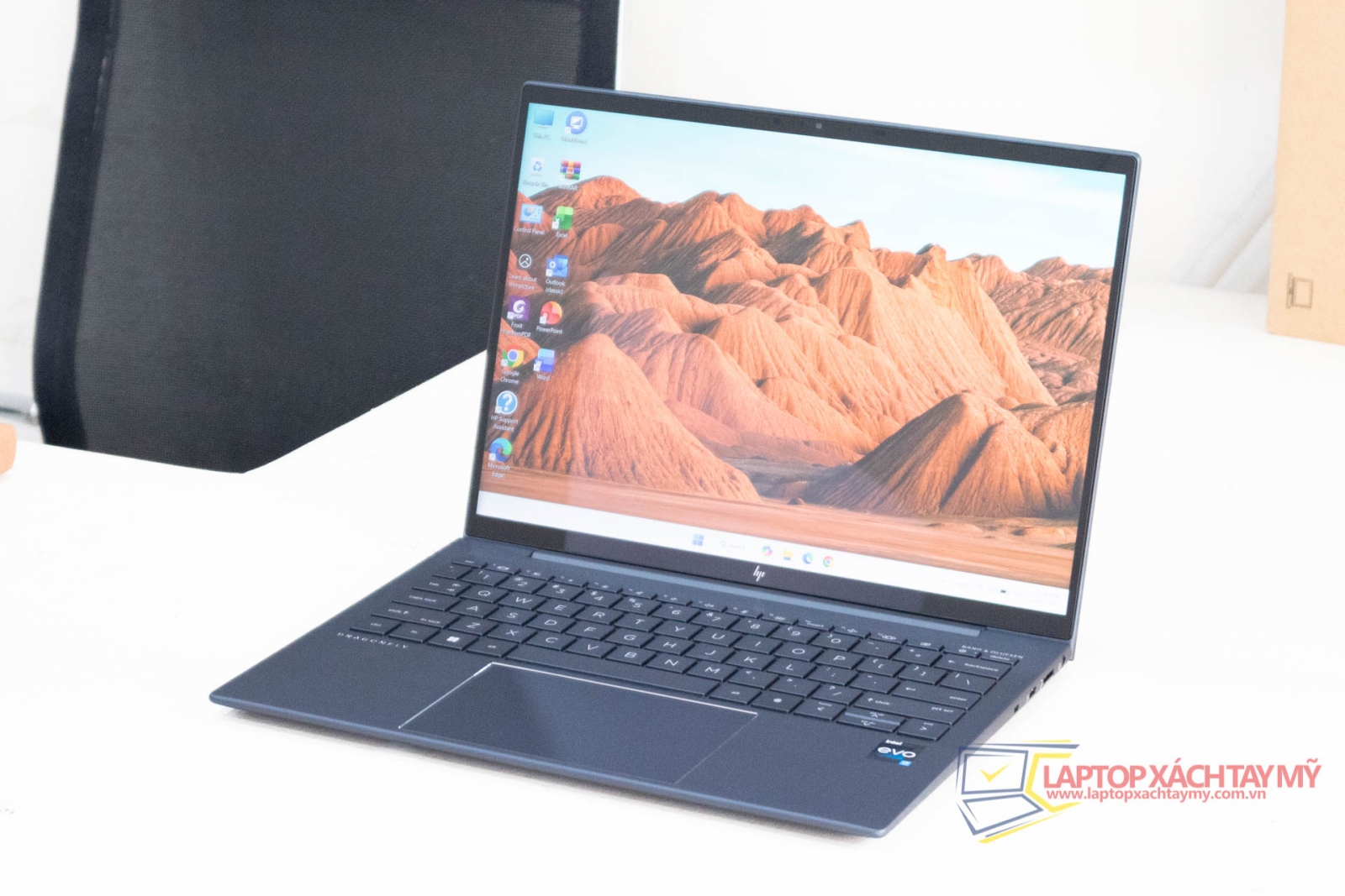 HP Dragonfly G4 13.5 - Intel I7 1355U, Ram 16G DDR5, SSD 512GB. Laptop